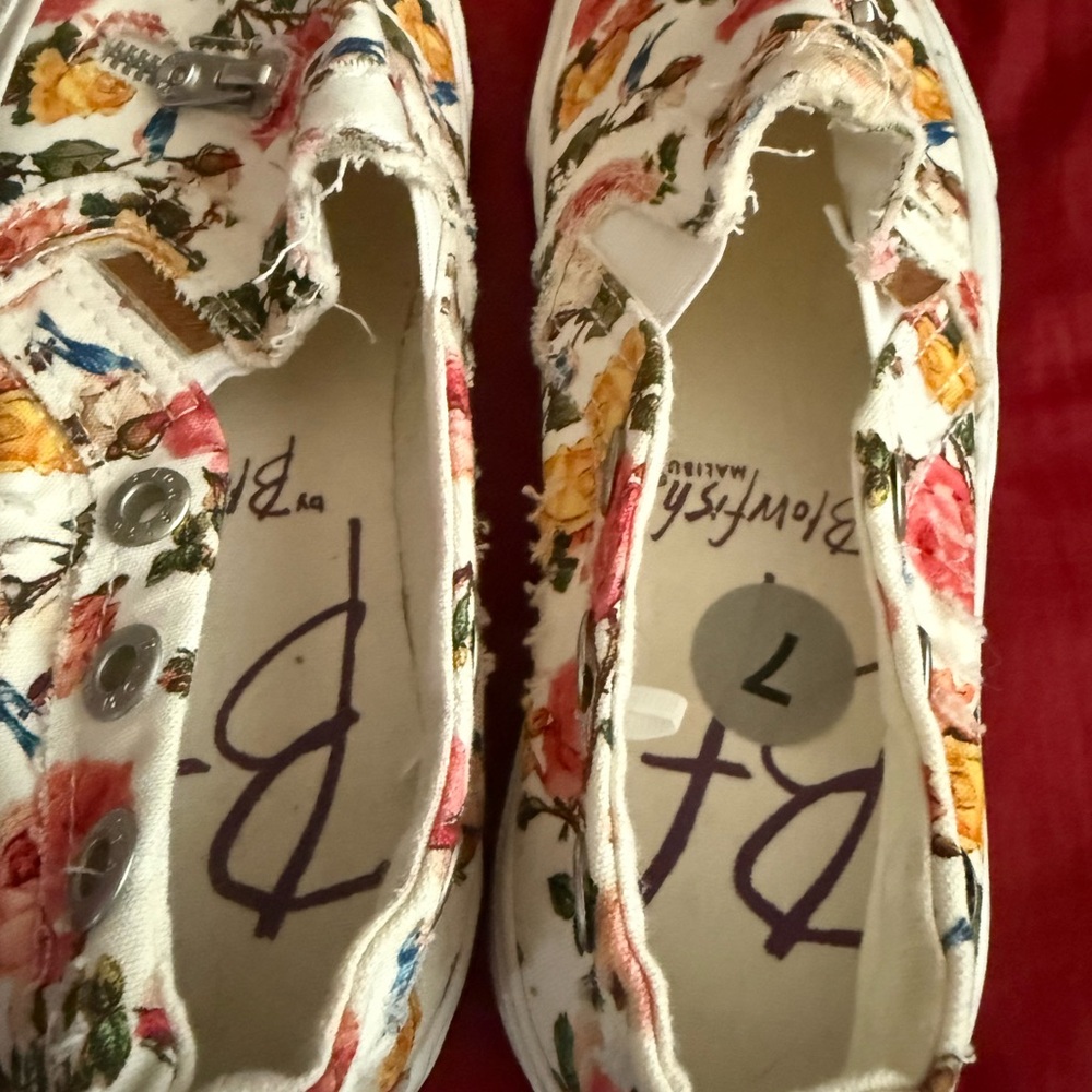 Blowfish Multicolor Floral Canvas Slip-Ons - Picture 5 of 6